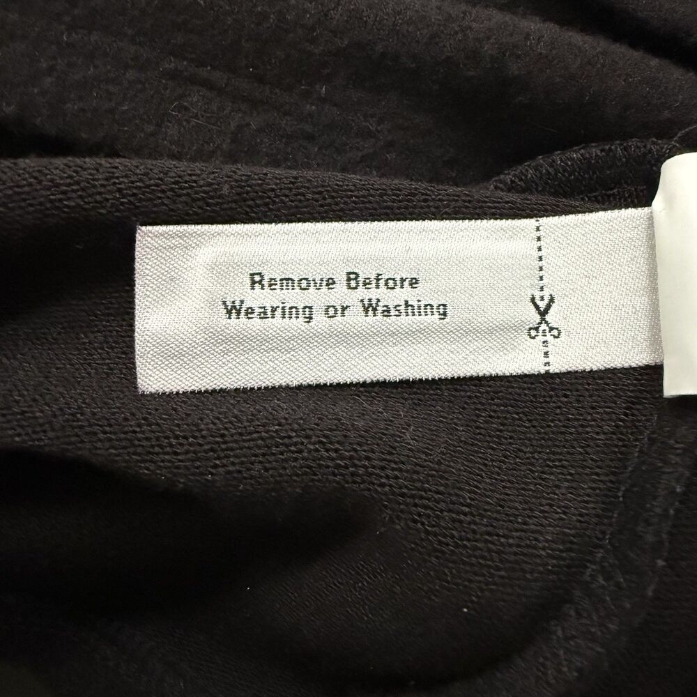 NWT J. Crew Women's XS Black Reversible Tunic Long Sleeve Sweater Timeless Chic - Picture 12 of 12
